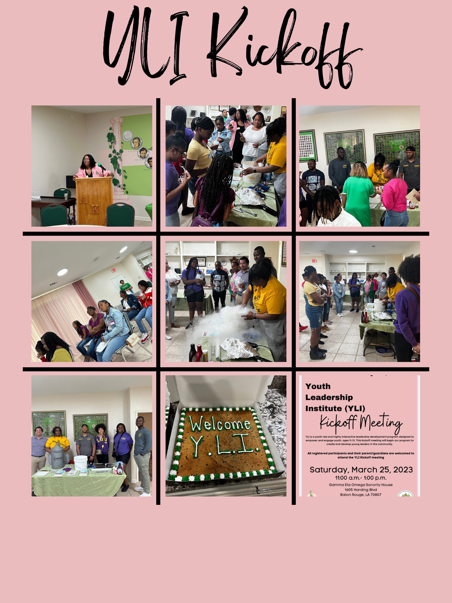 Events GAMMA ETA OMEGA CHAPTER